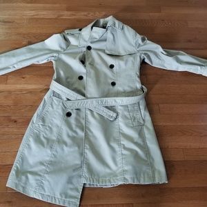 H&M Womens Tan Trench Coat Size 8